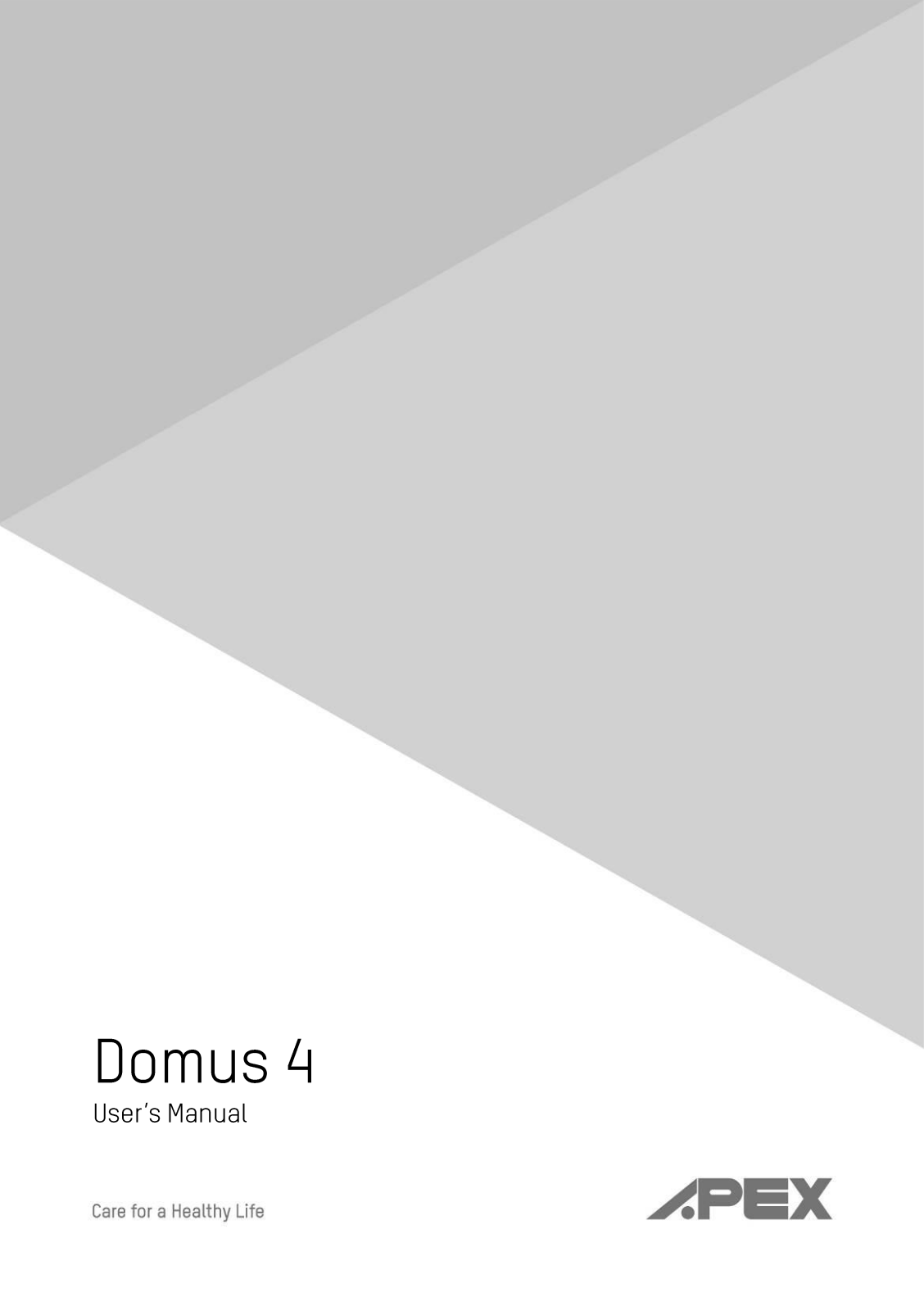 APEX Domus 4 USER MANUAL - ManualMachine.com
