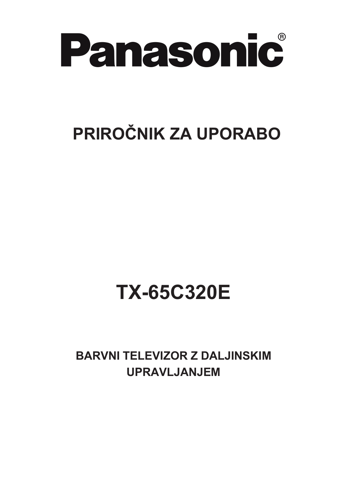 Panasonic TX-65C320E User Manual