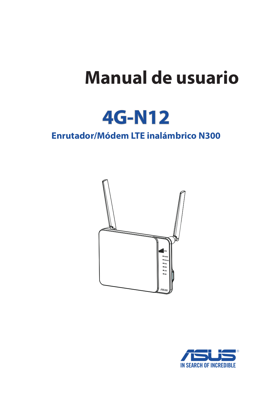 Asus 4G-N12 User's Manual