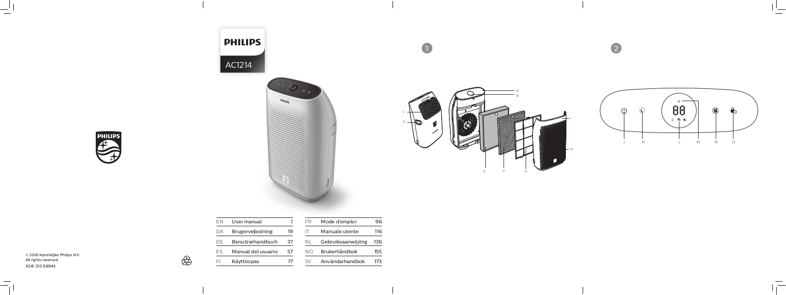 Philips AC1214 User Manual