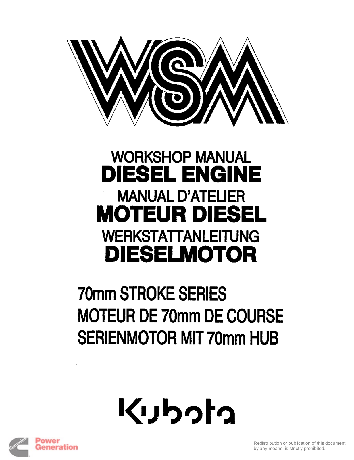 wsm Z500-B, Z600-B, ZH600-B, D650-B, D750-B Workshop Manual - ManualMachine.com