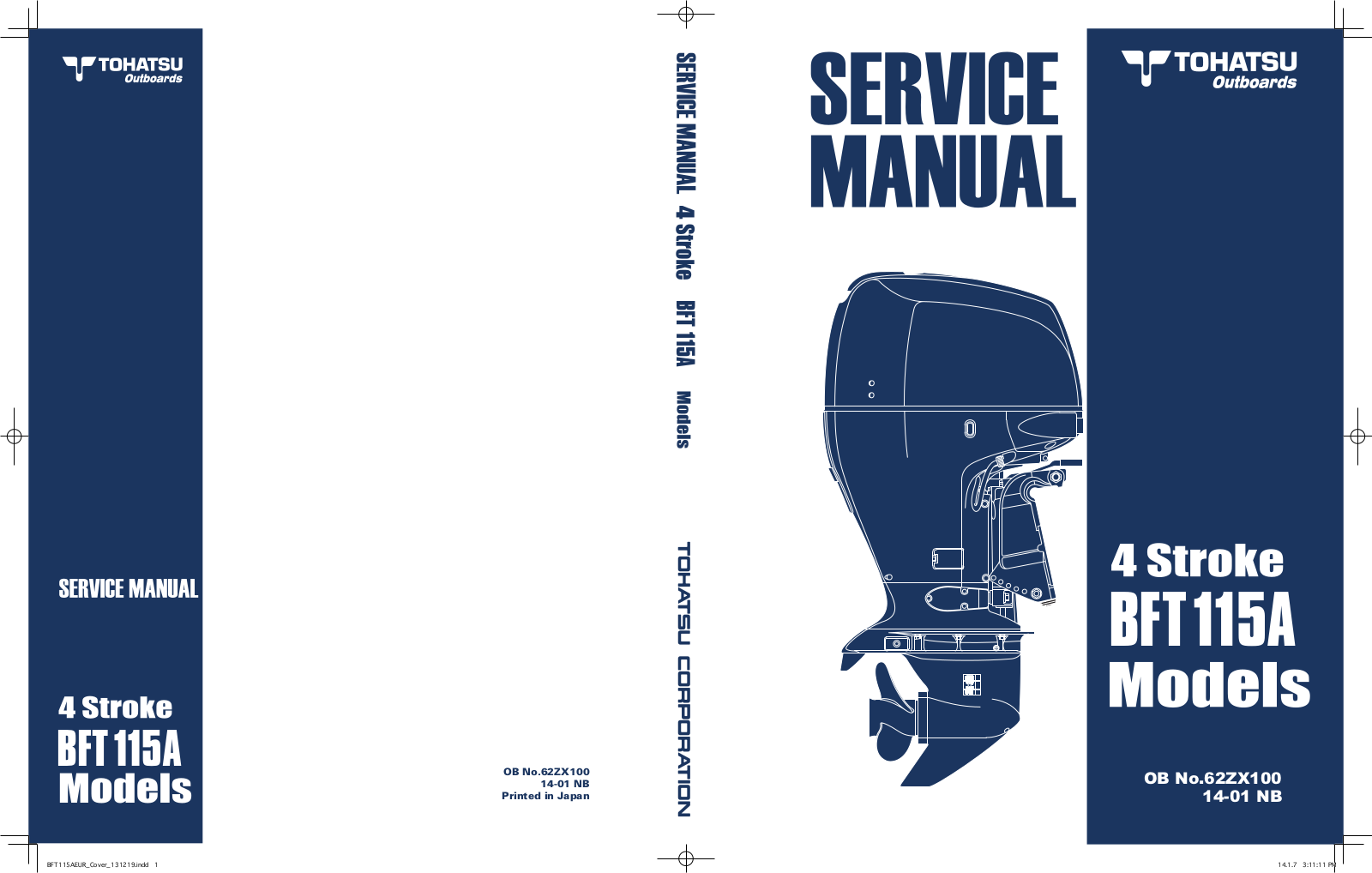 TOHATSU BFT115A Service Manual