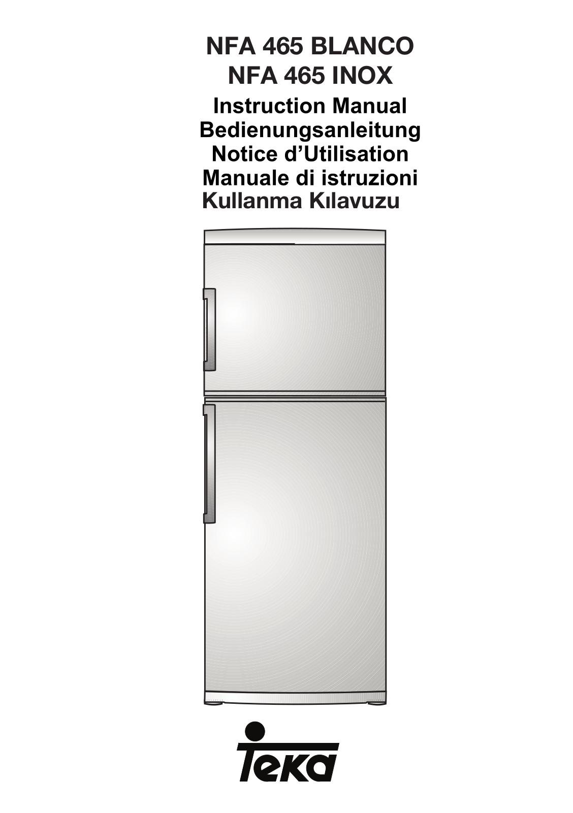 Teka Kullanma Klavuzu NFA 465 User Manual