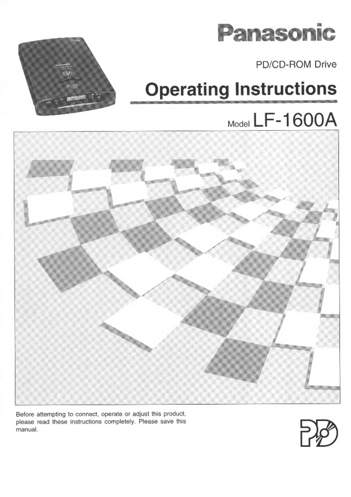 Panasonic LF1600A User Manual