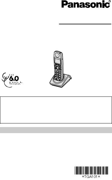 Panasonic of North America 96NKX TGA101 User Manual