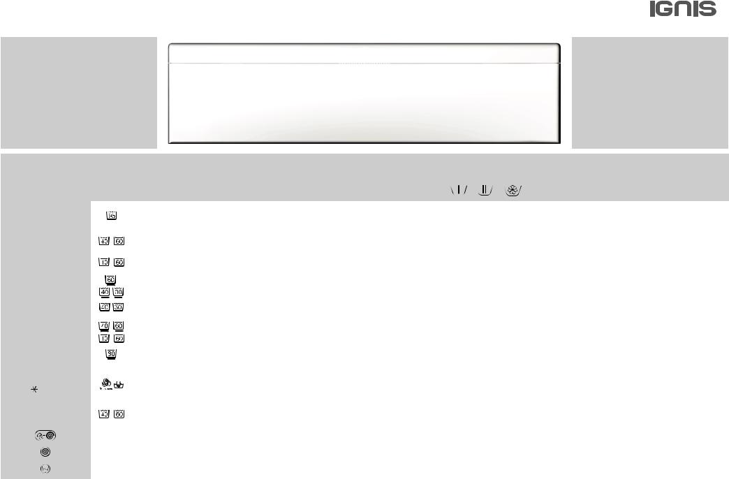 Whirlpool LOE 1060 PRODUCT SHEET