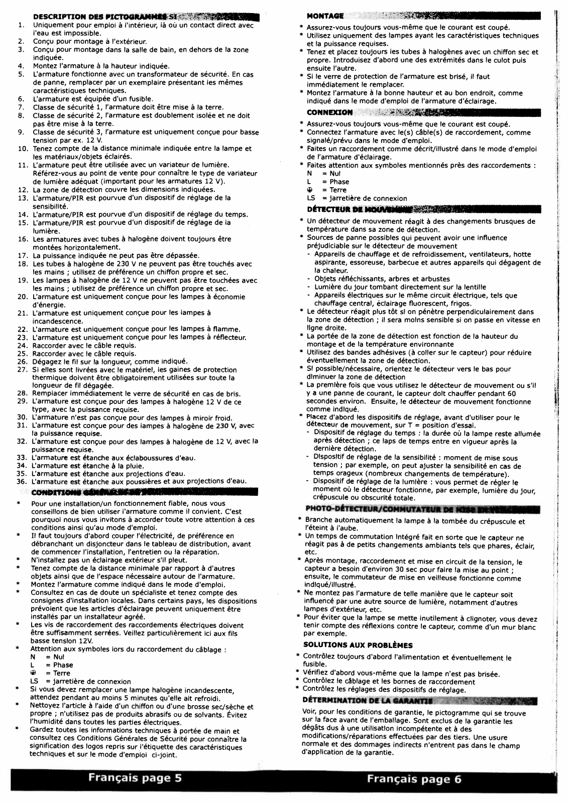 ELRO ES90W User manual