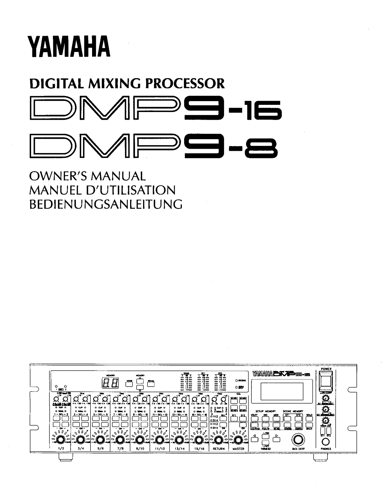Yamaha DMP9E User Manual