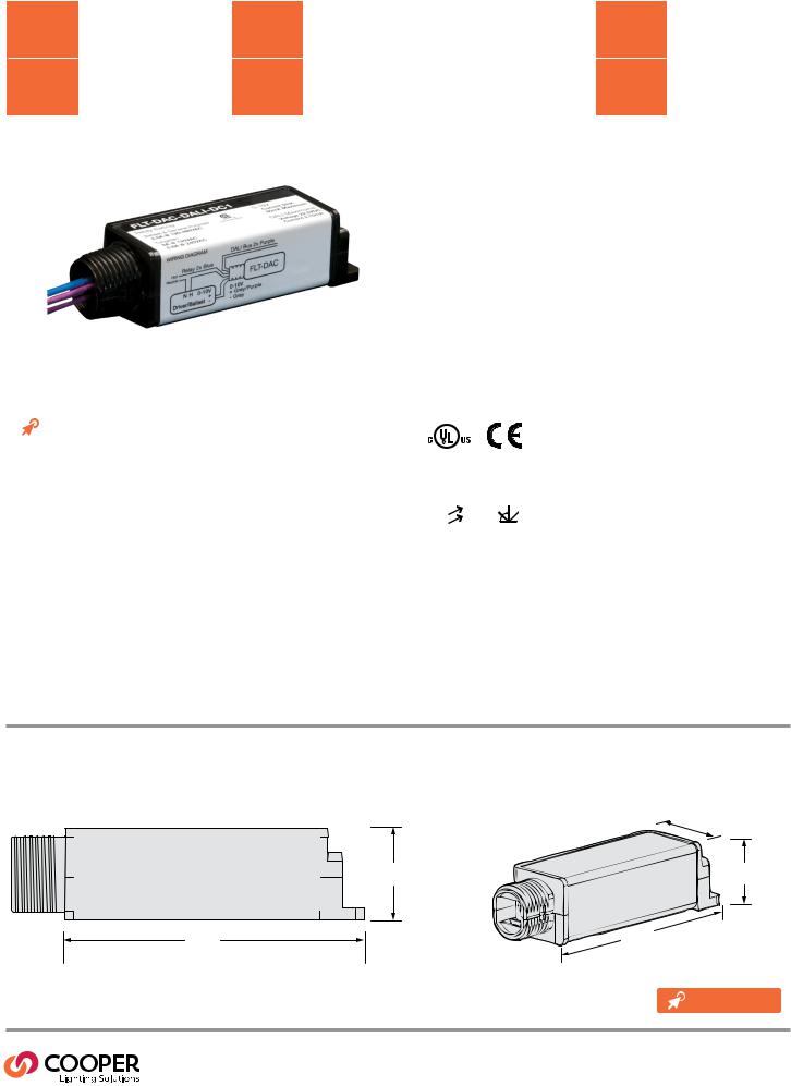 Cooper Lighting Solutions FLT-DAC-DALI-DC1, FLT-DAC-DALI-DC2 Users Guide