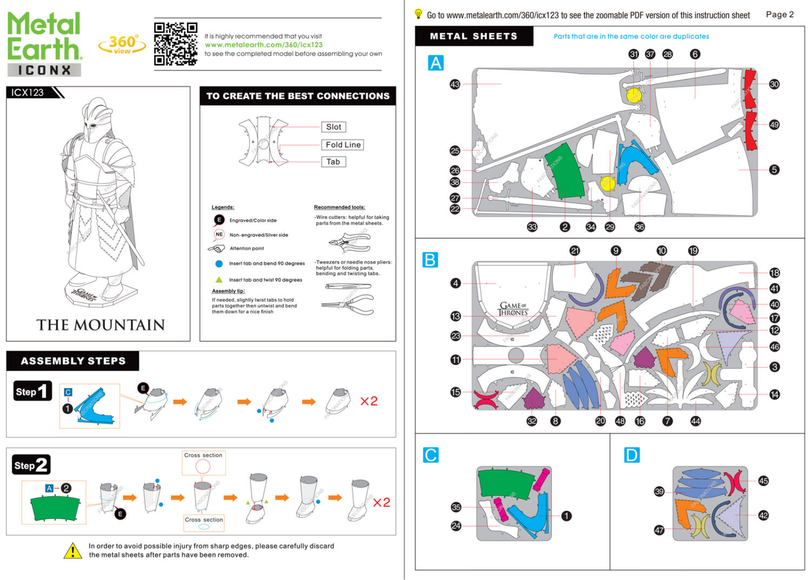 Fascinations ICX123 operation manual