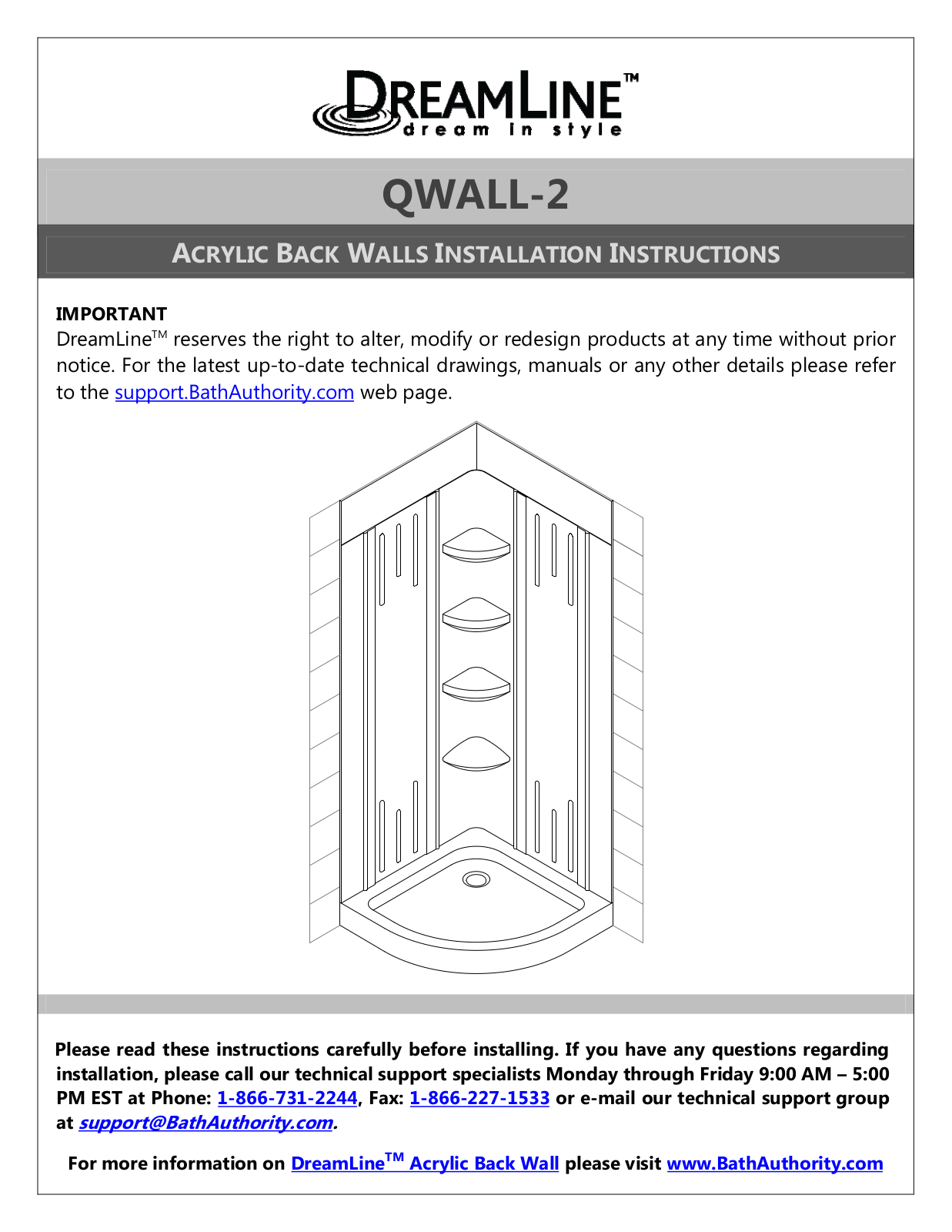 DreamLine DL-6112L-04CL User Manual