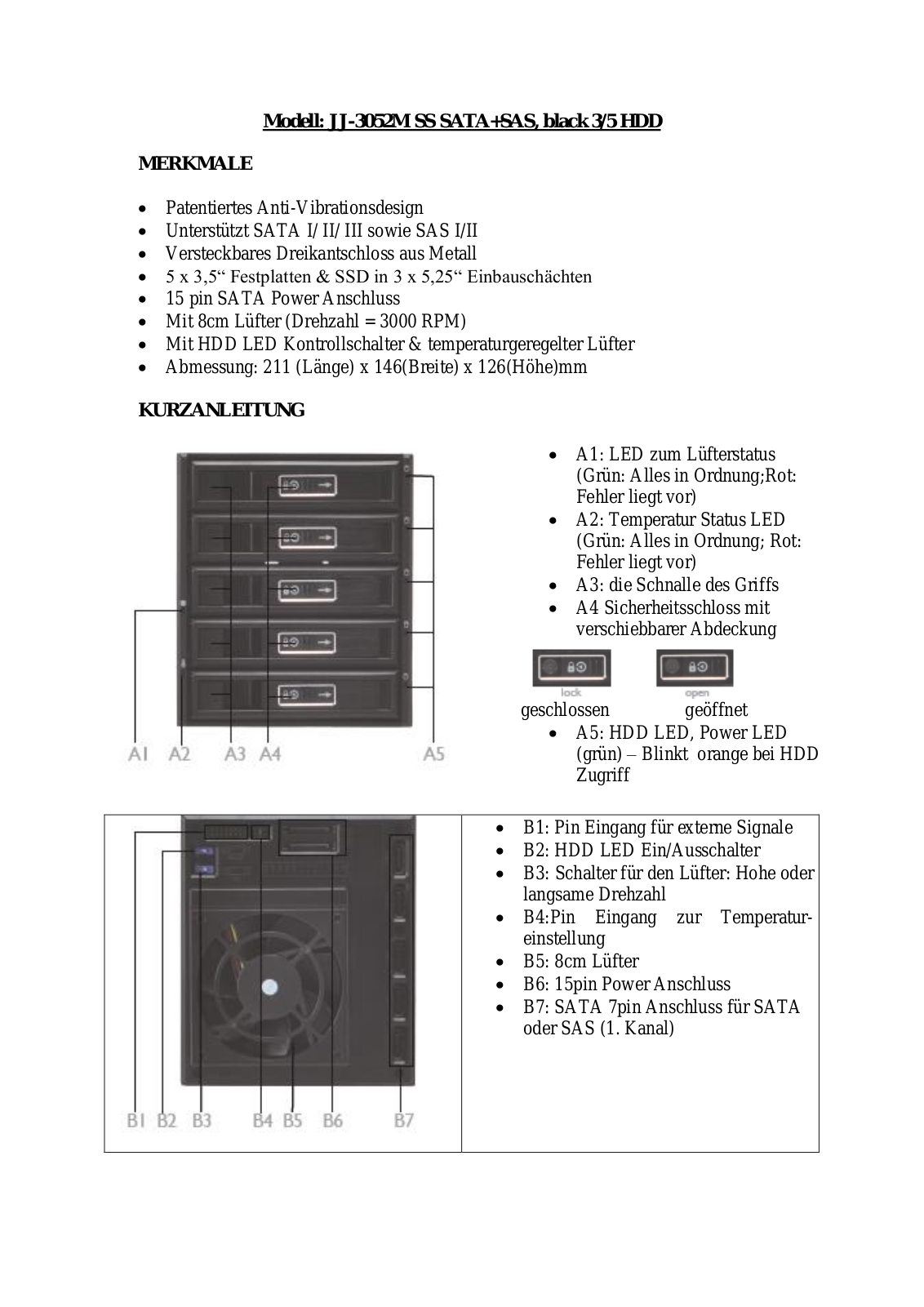 Jou Jye JJ-3052M-SS operation manual