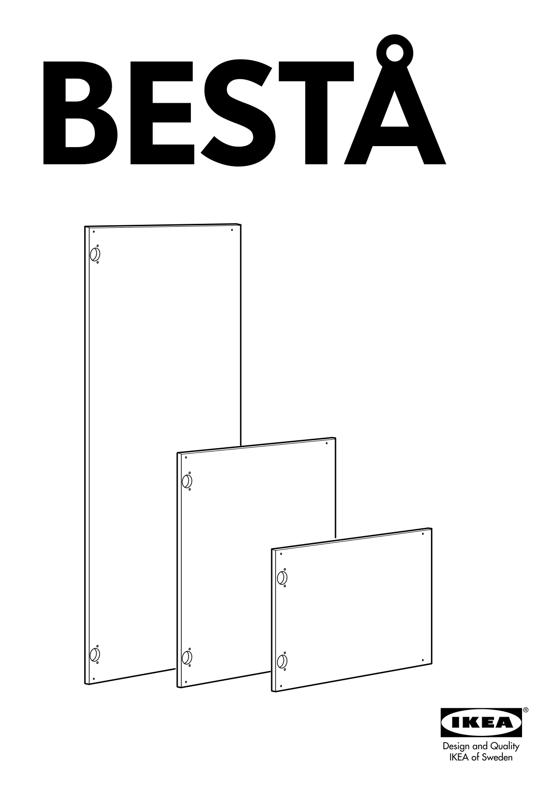 Ikea S49102832, S59081462, S59102959, S59103954, S69067776 Assembly instructions