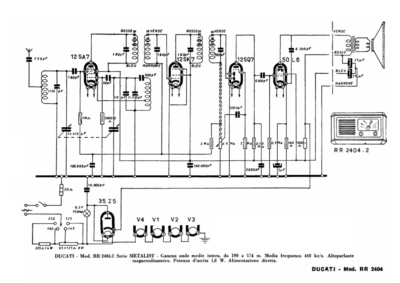 Ducati rr2404 schematic