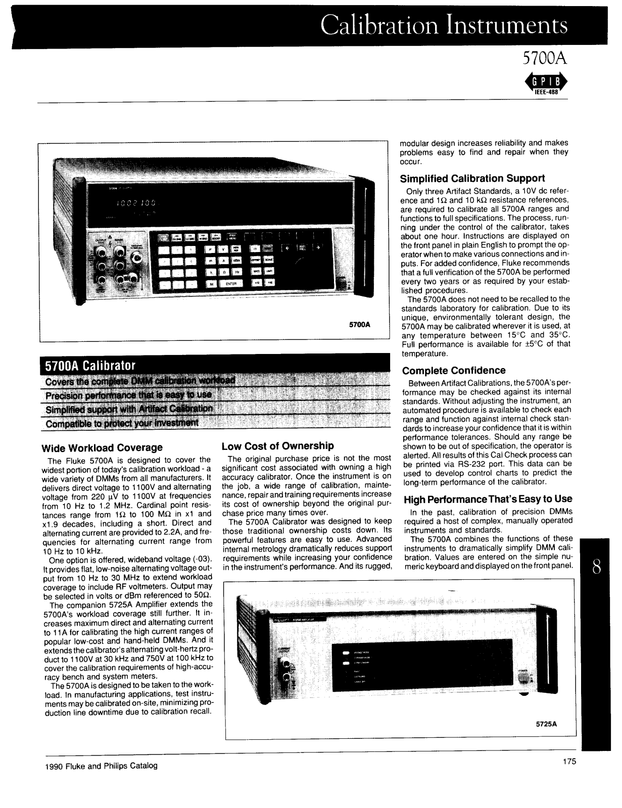 Fluke 5700A User Manual