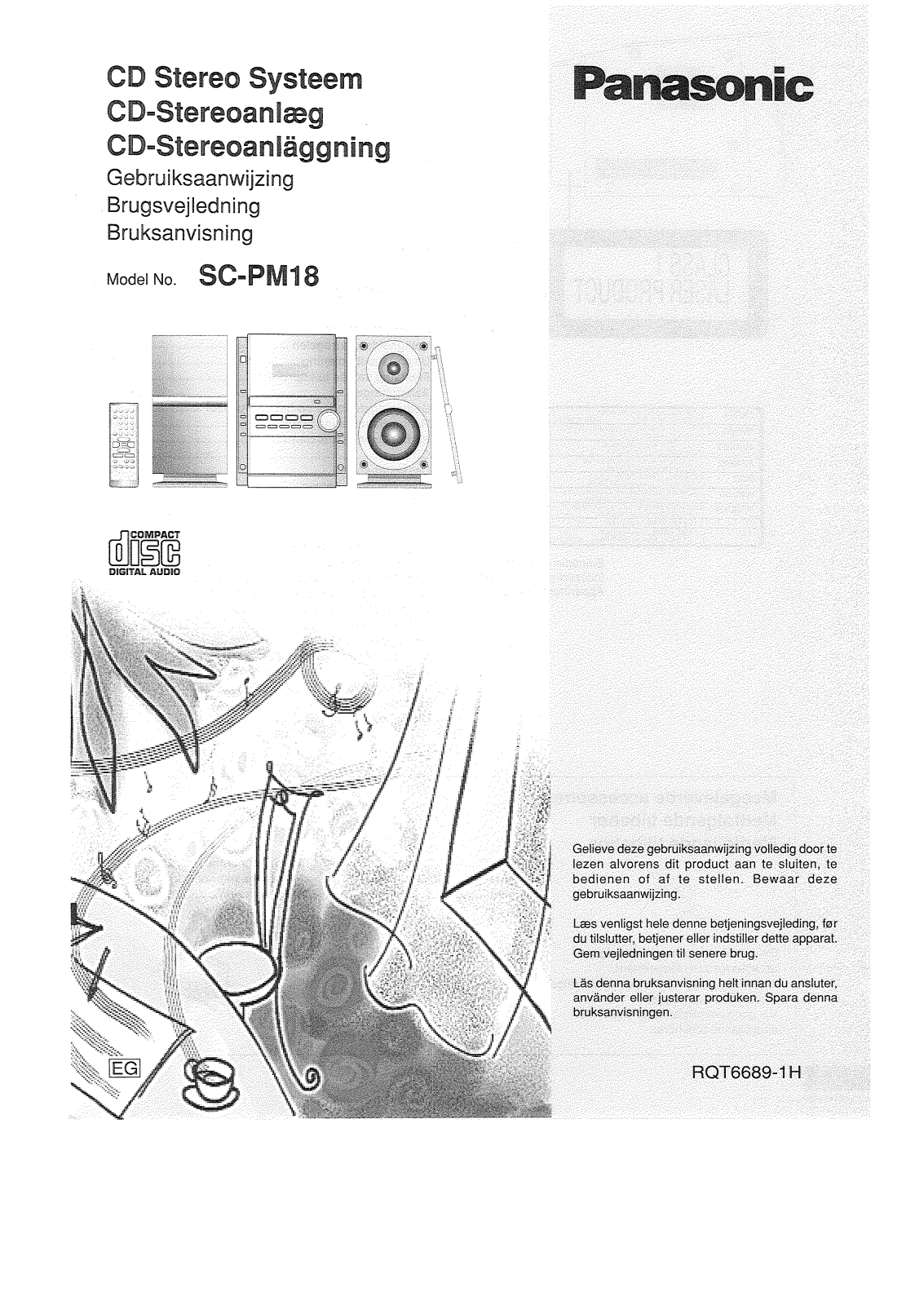 Panasonic SC-PM18 User Manual