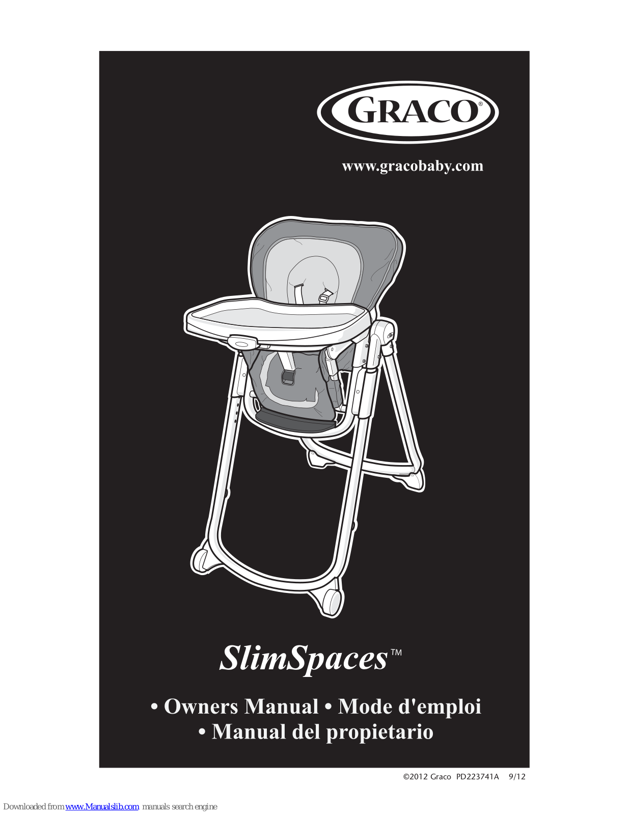 Graco SlimSpaces Owner's Manual