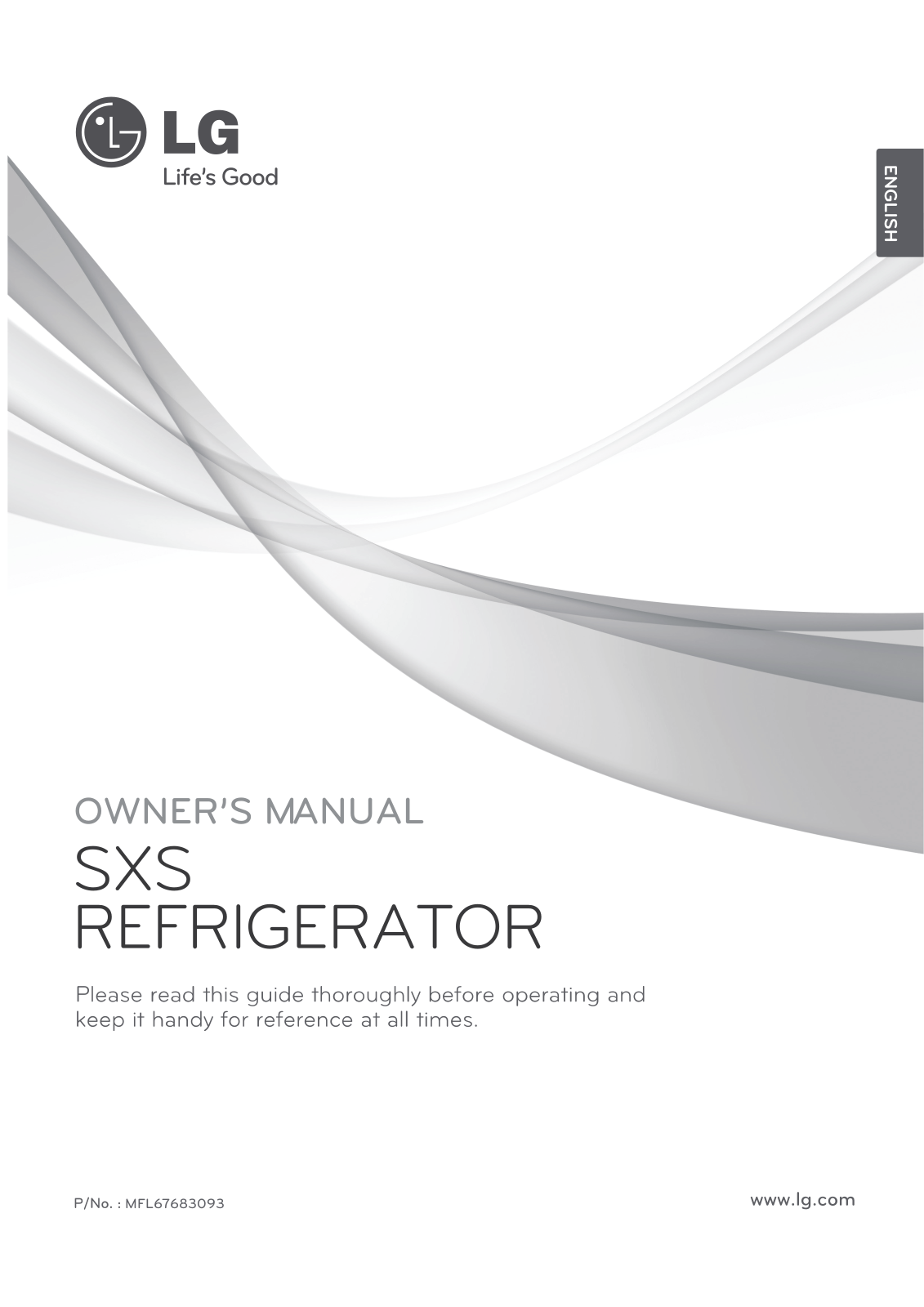 LG GR-R207GLJV Owner’s Manual