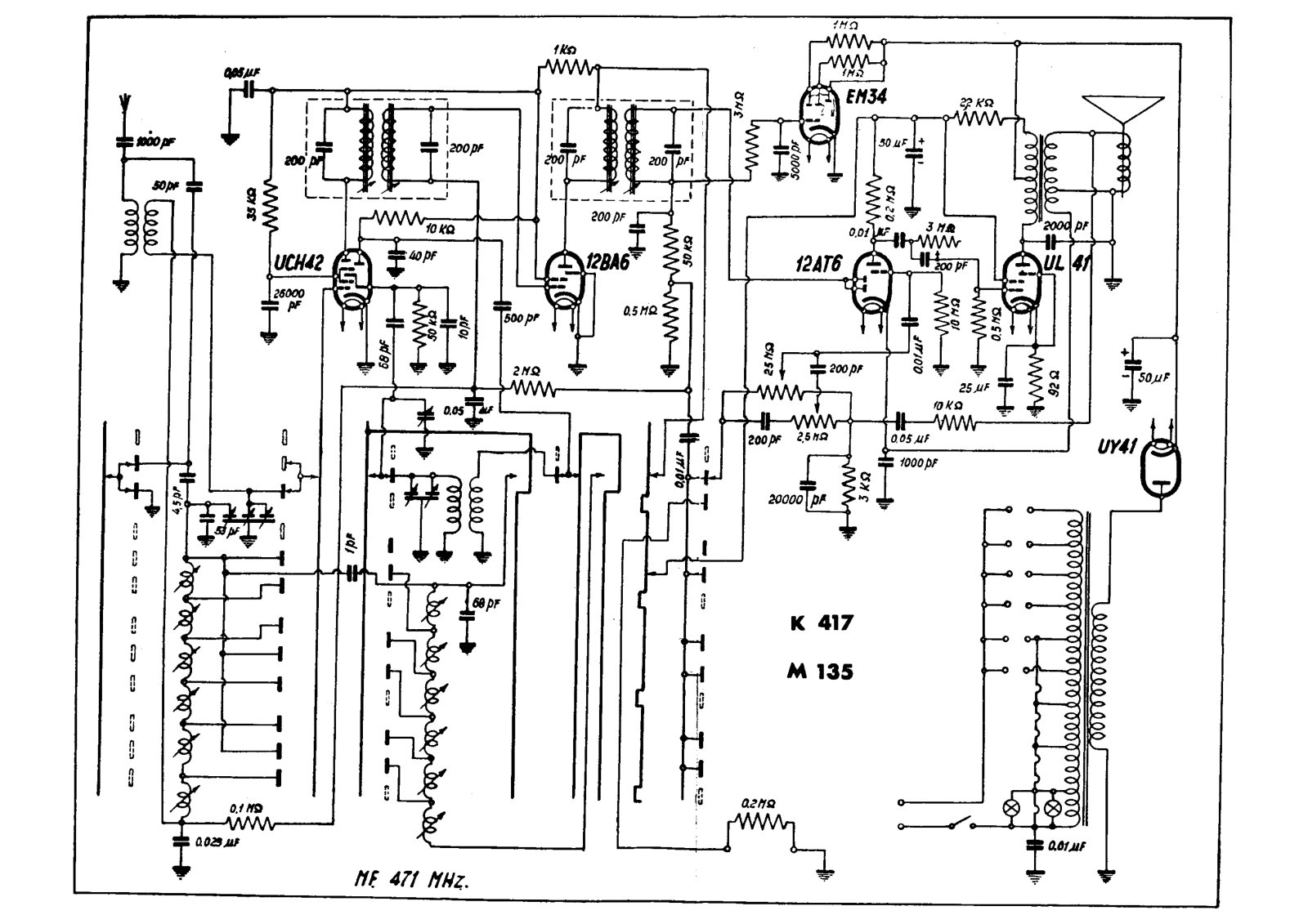 Kennedy k417, m135 schematic