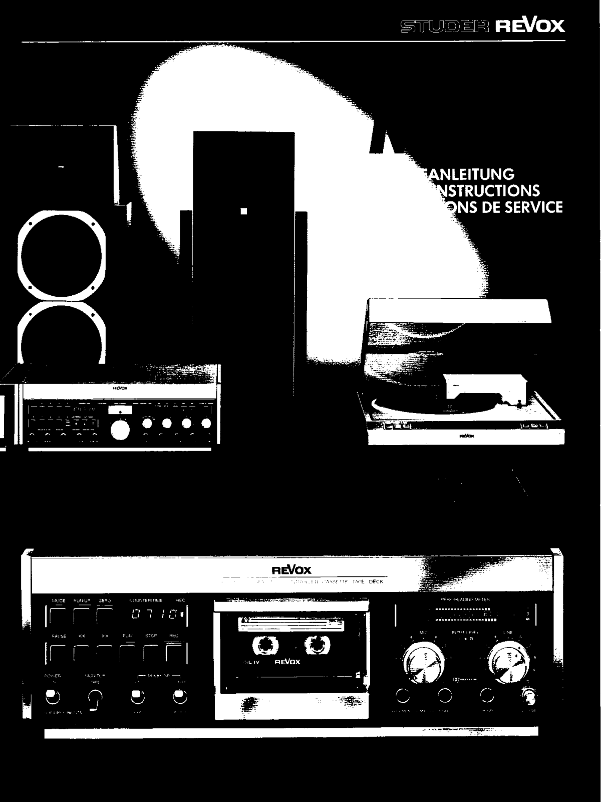 Revox A-710, B-710 Service manual