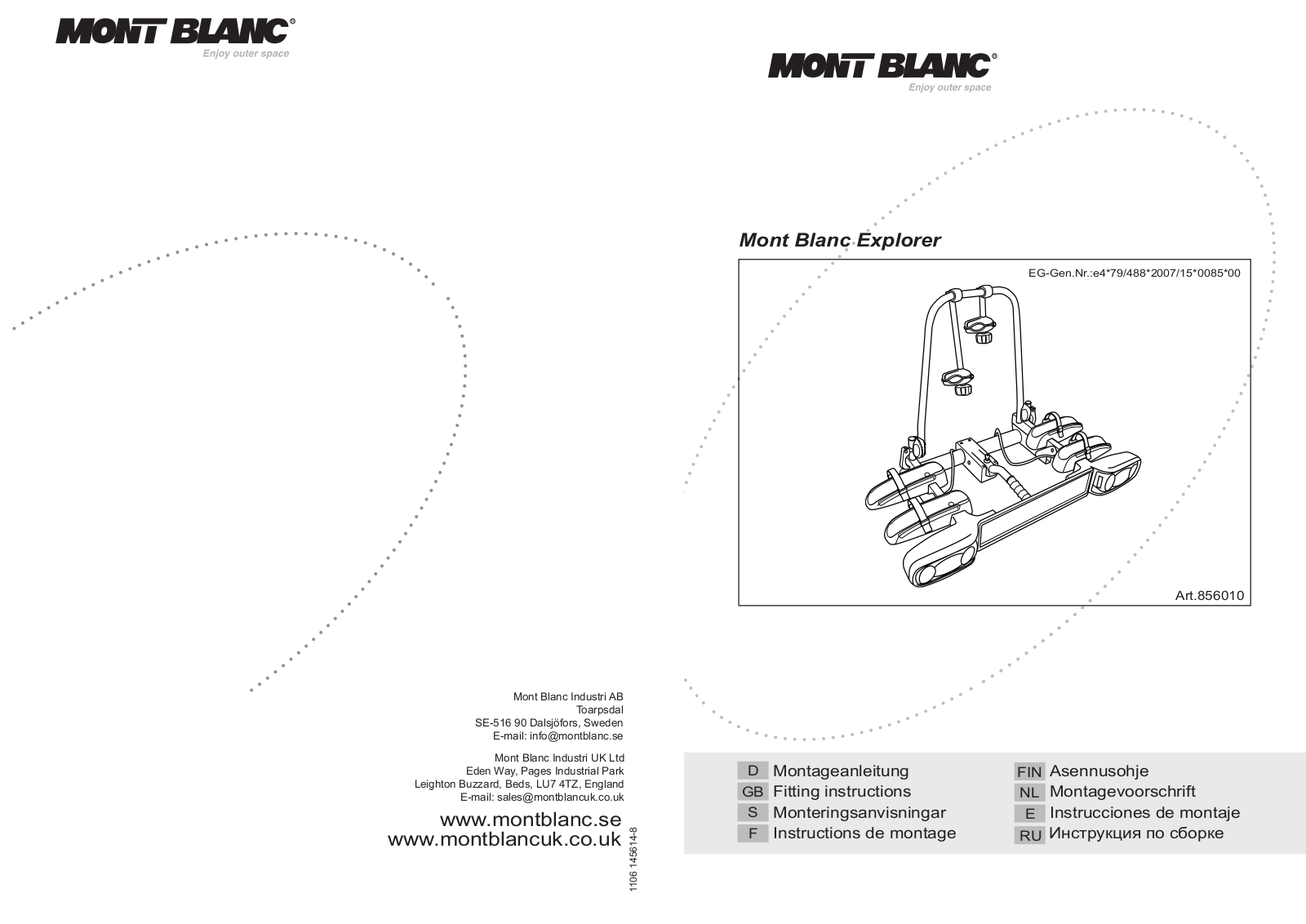 Mont Blanc TowExplore 2 User Manual