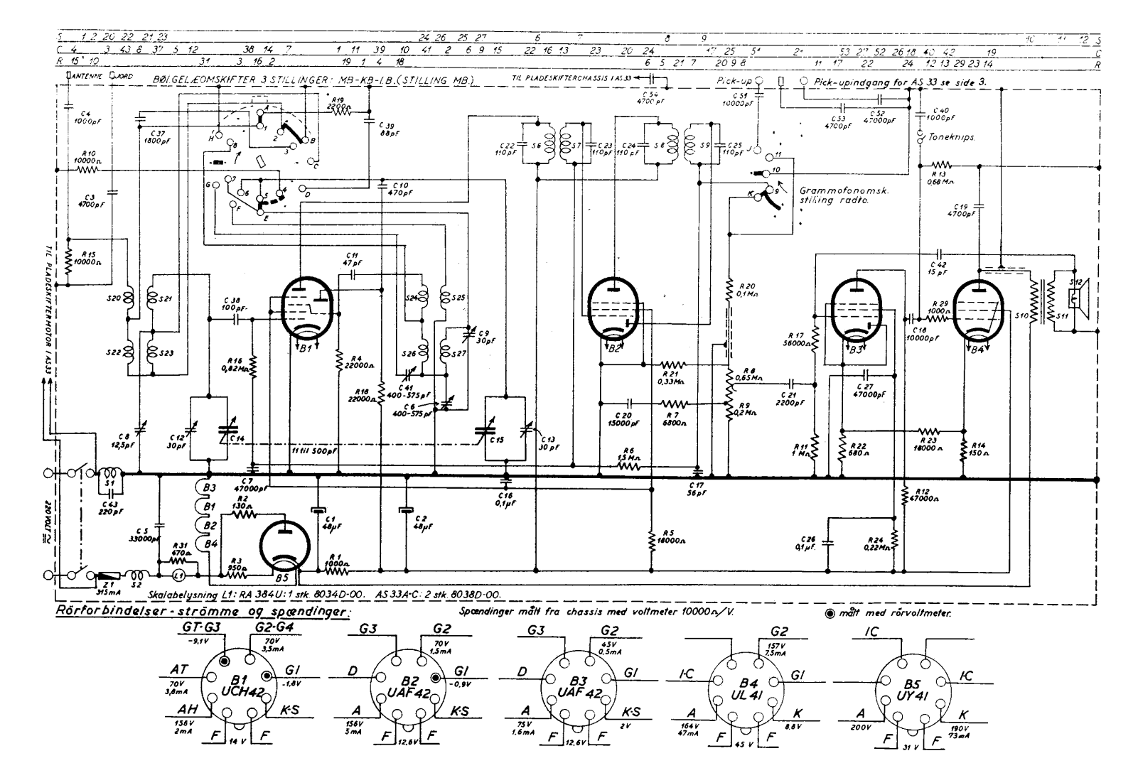 Aristona Baryton AS33AC Schematic