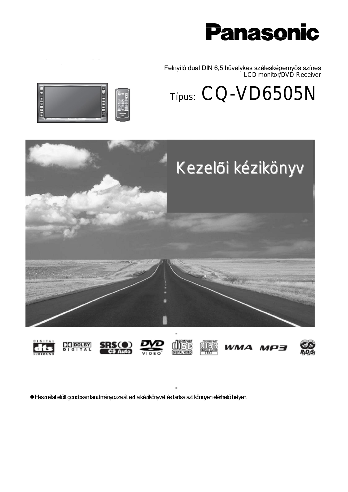 Panasonic CQ-VD6505N User Manual