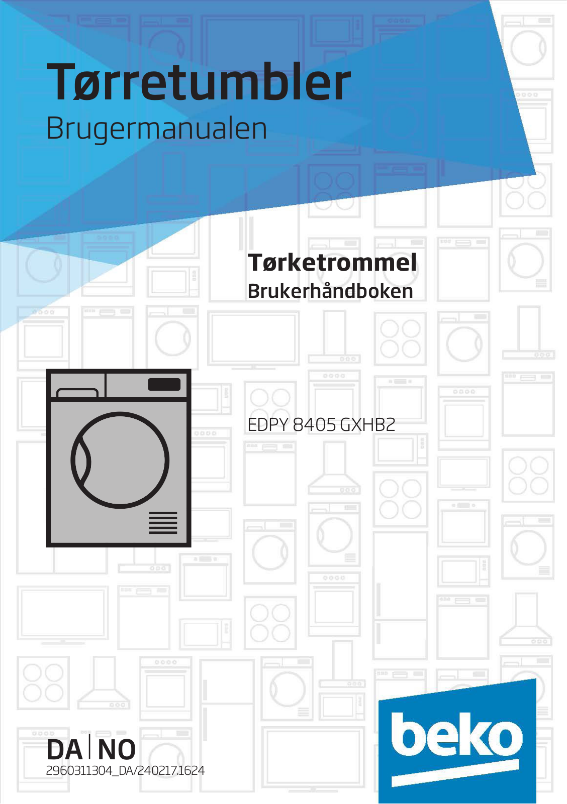 Beko EDPY 8405 GXHB2 User manual