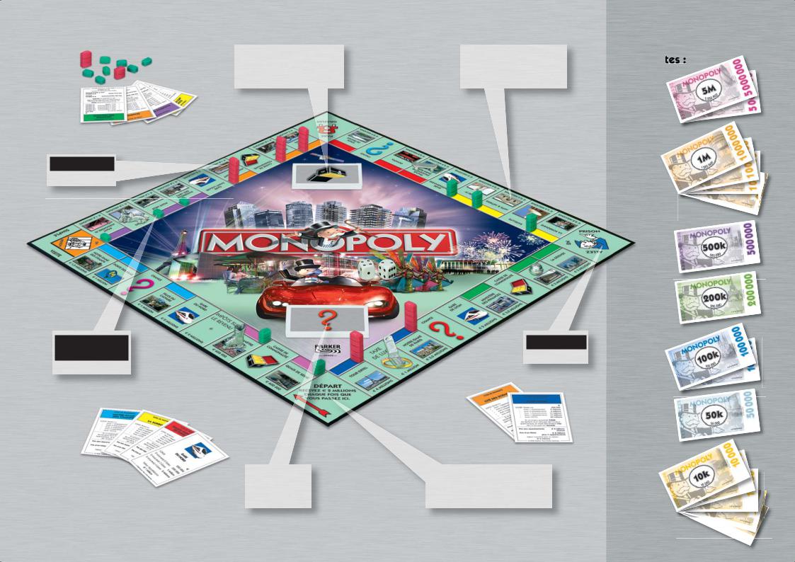 HASBRO MONOPOLY NOUVEAU PLATEAU User Manual