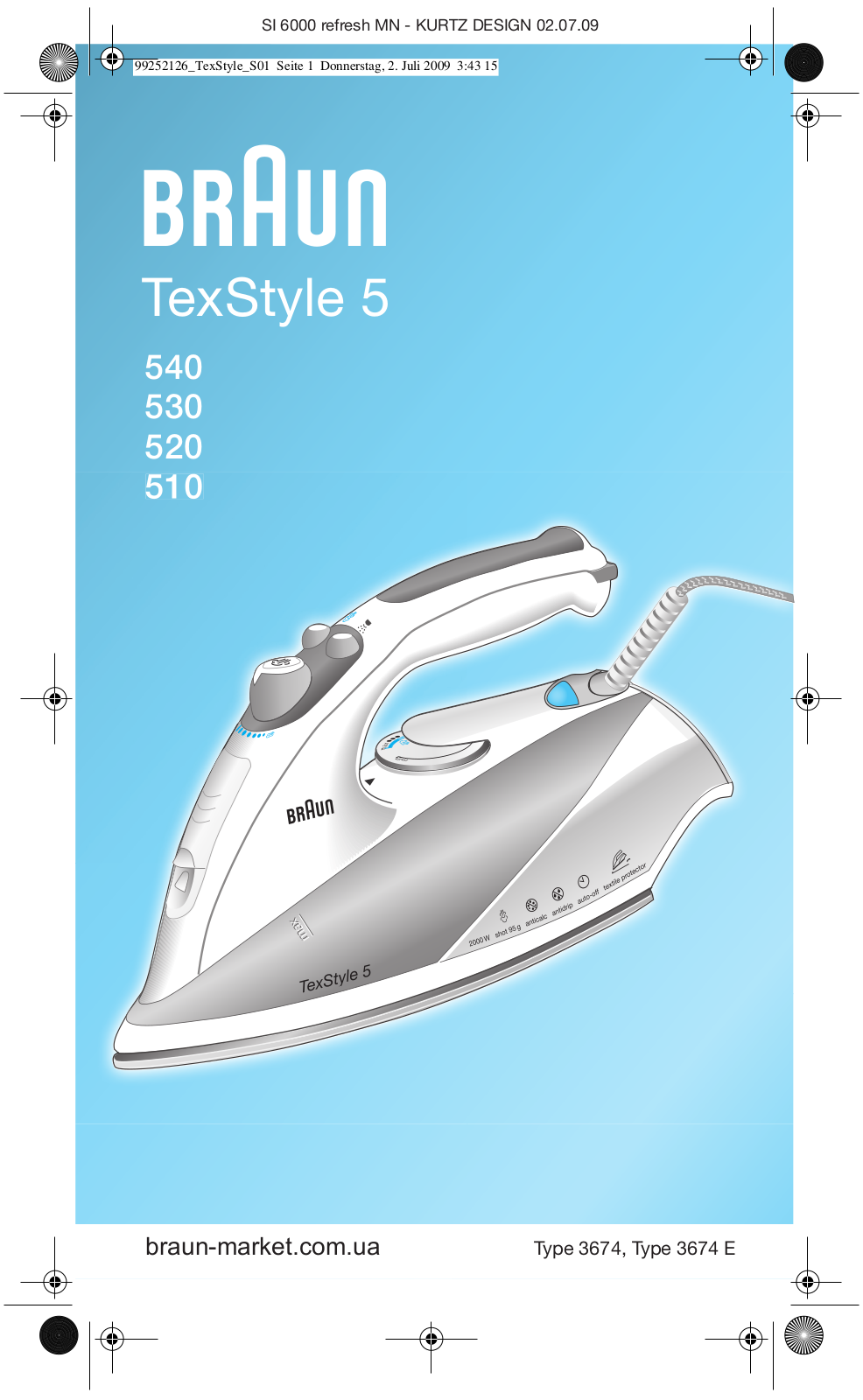 BRAUN SI530, SI510 User Manual