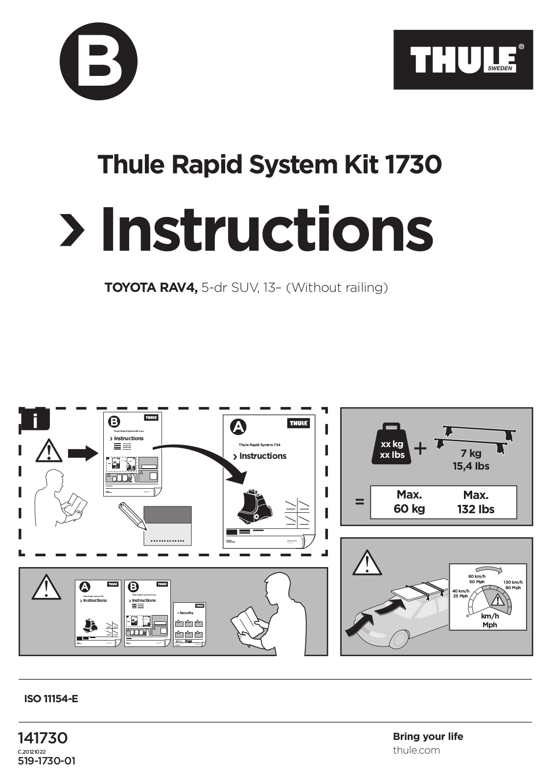 THULE 1730 User manual - ManualMachine.com