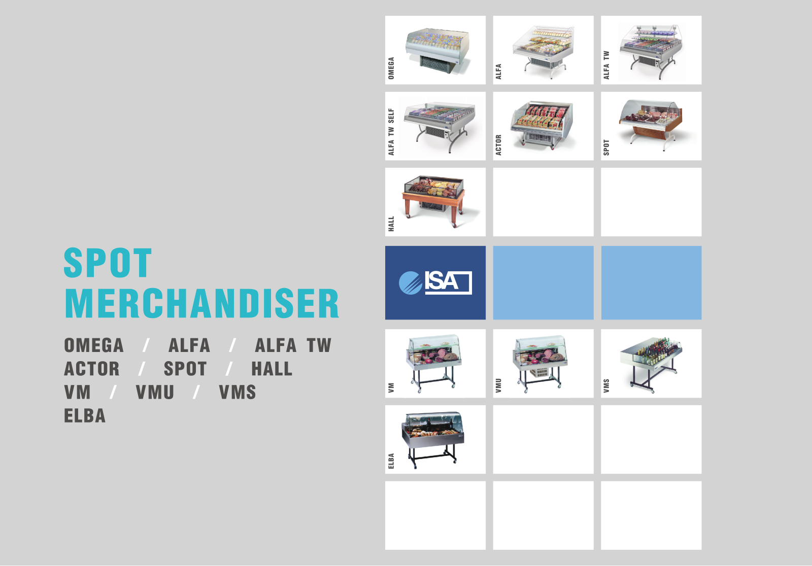 ISA OMEGA 134 TN, ALFA 130 TN, ALFA TW 130 TW TN, ALFA TW 130 TW TN SELF, ACTOR 125 TN Brochure