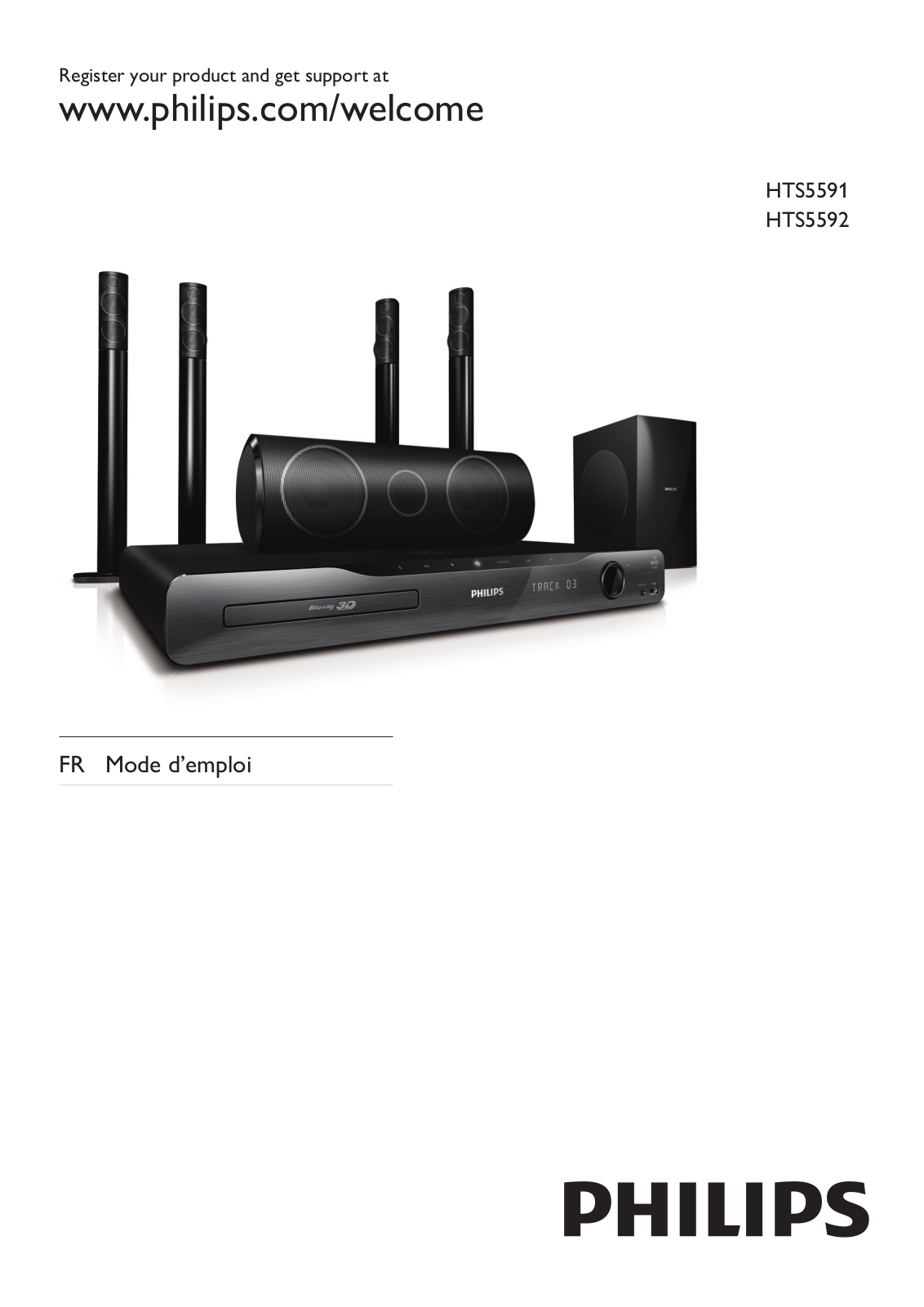 PHILIPS HTS5591, HTS5592 User Manual