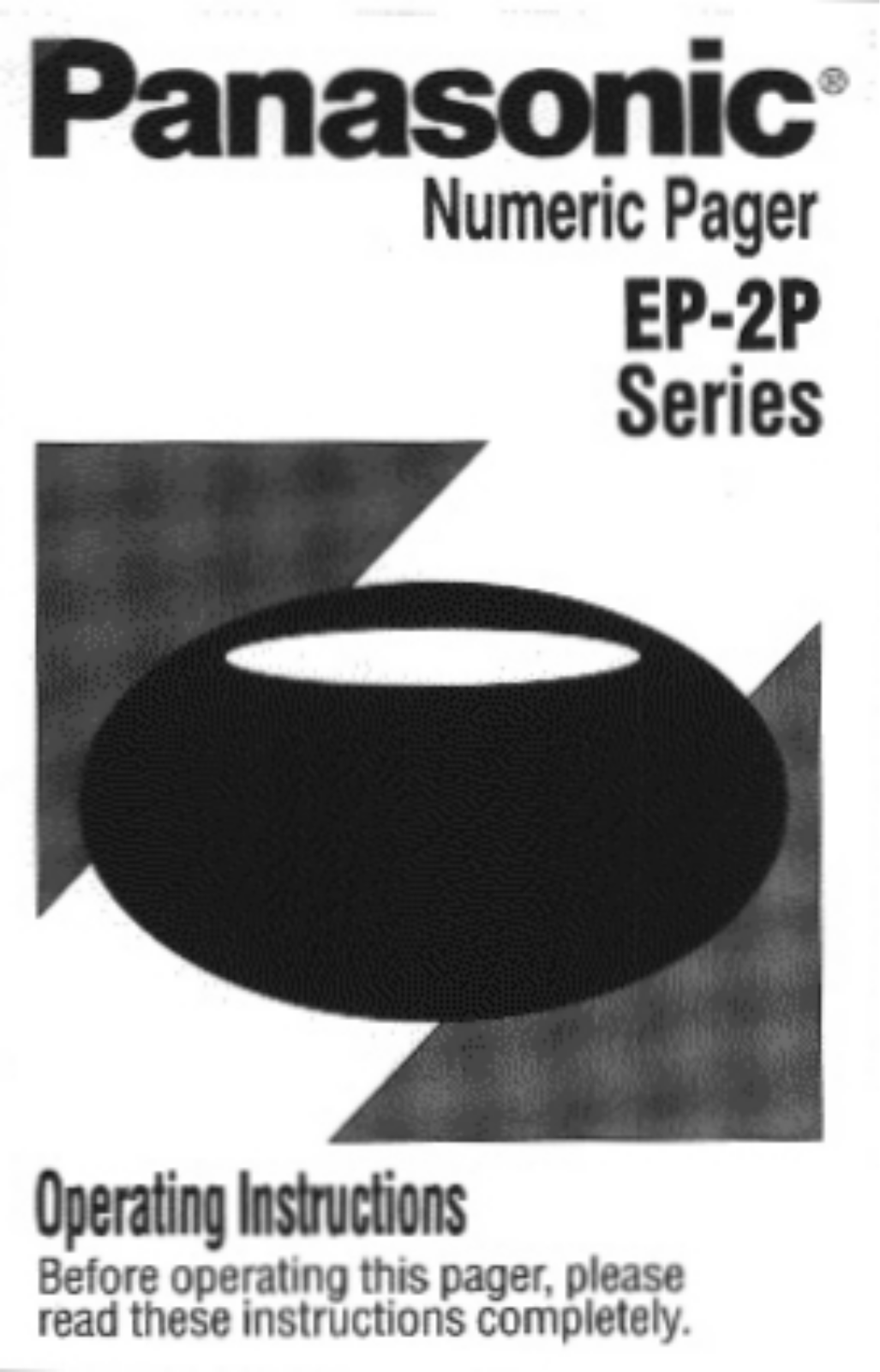 Panasonic EP-2P2, EP-2P4, EP-2P User Manual