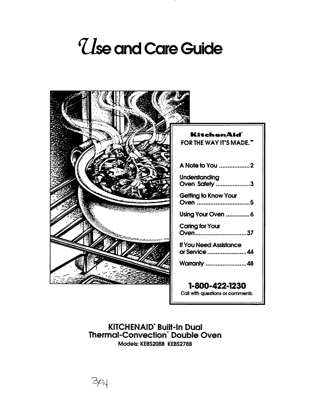 KitchenAid KEBS208B, KEBS278B User Manual