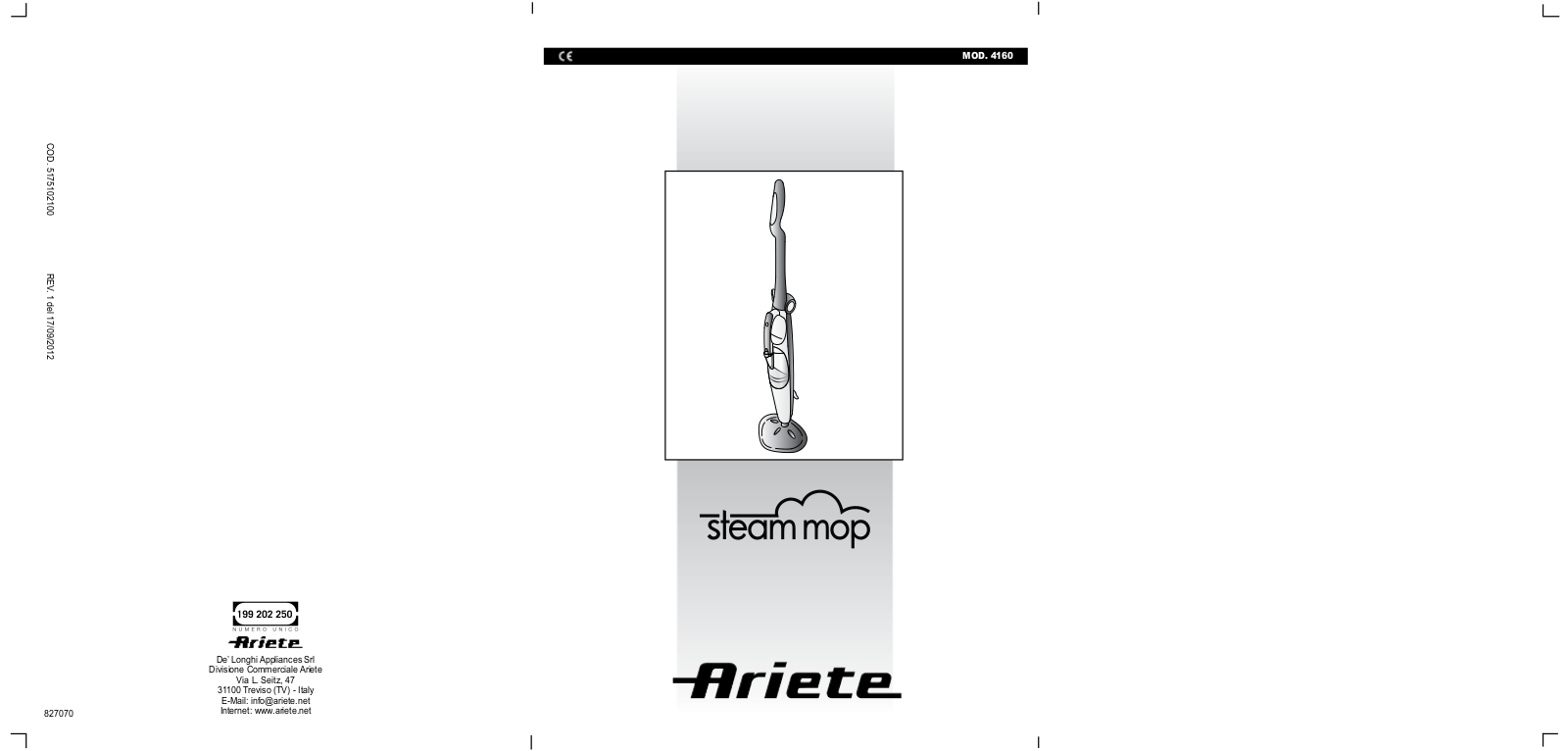 Ariete 4160 User Manual