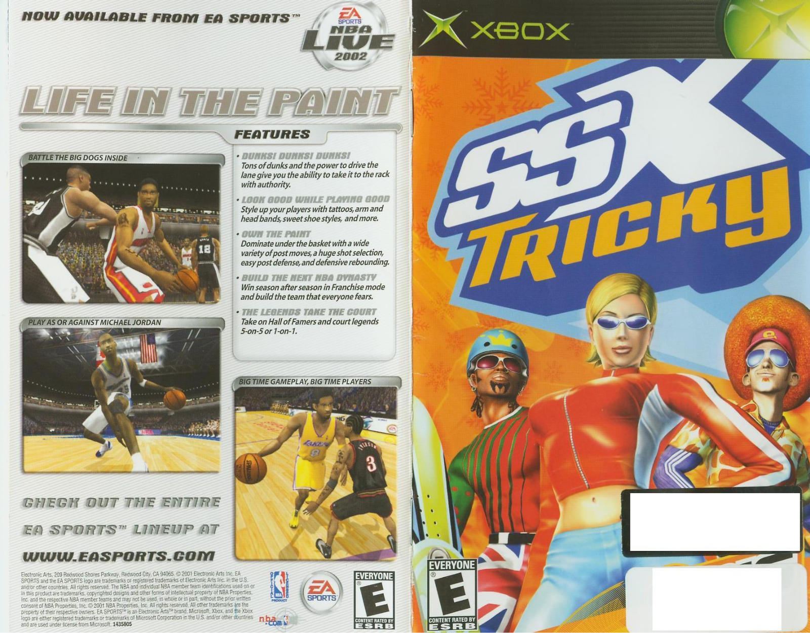 Games Microsoft XBOX SSX TRICKY User Manual