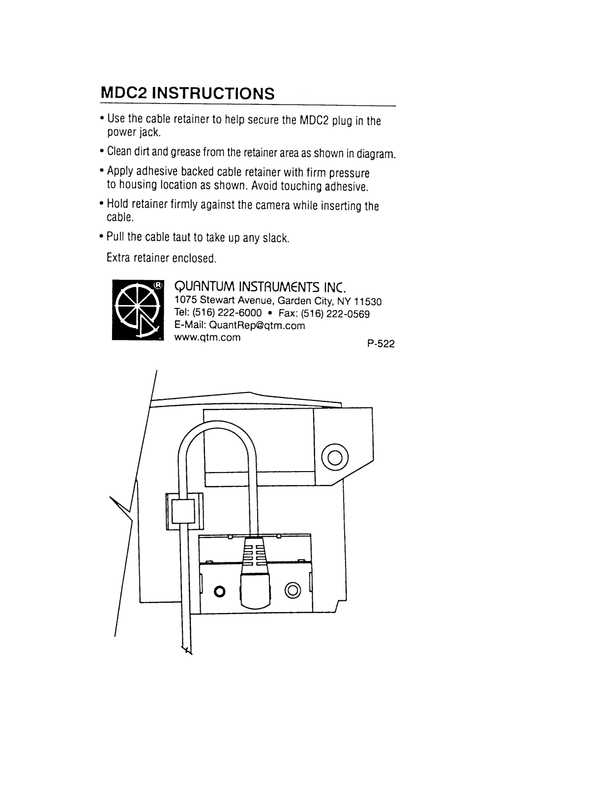 Quantum MDC2 User Manual