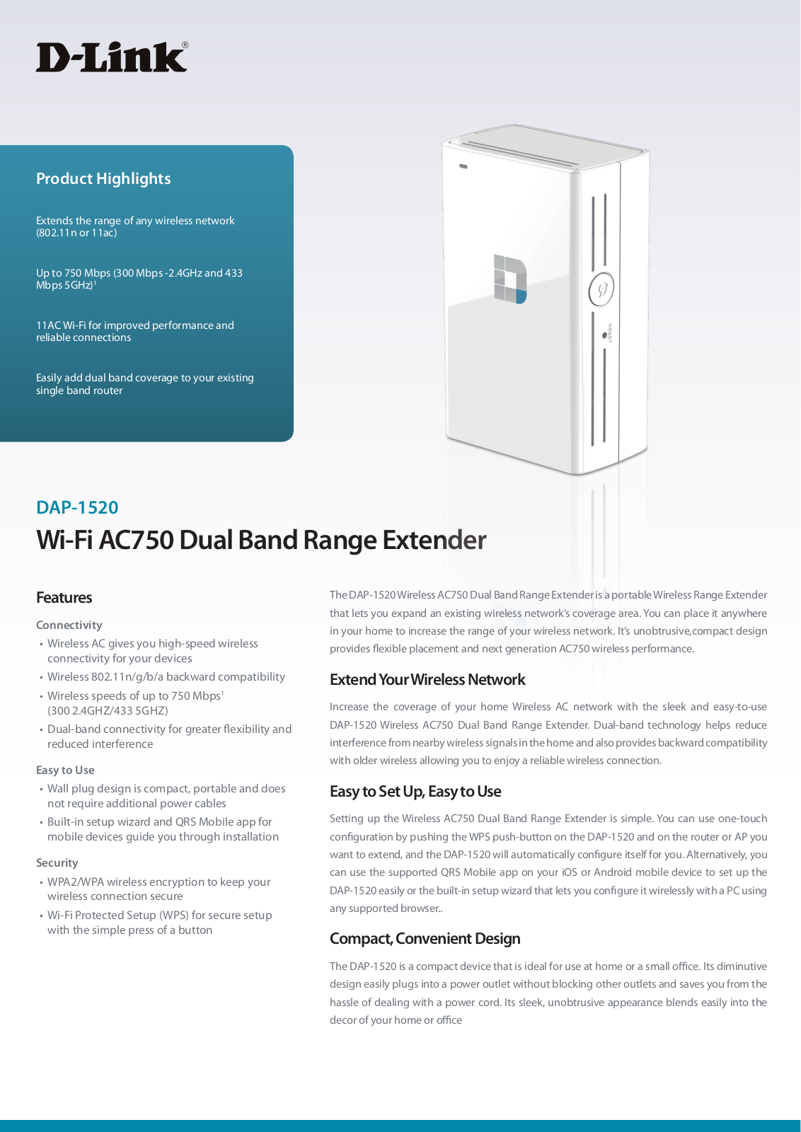 D-Link DAP-1520 User Manual