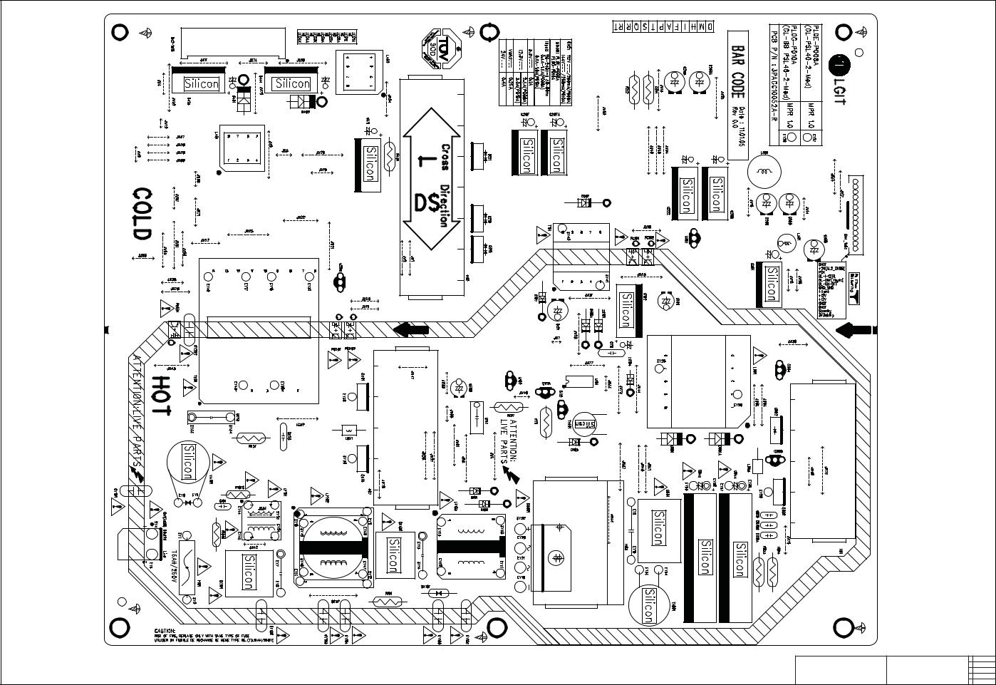 LG PLDE-P008A, GL-PSL40-2 Schematic