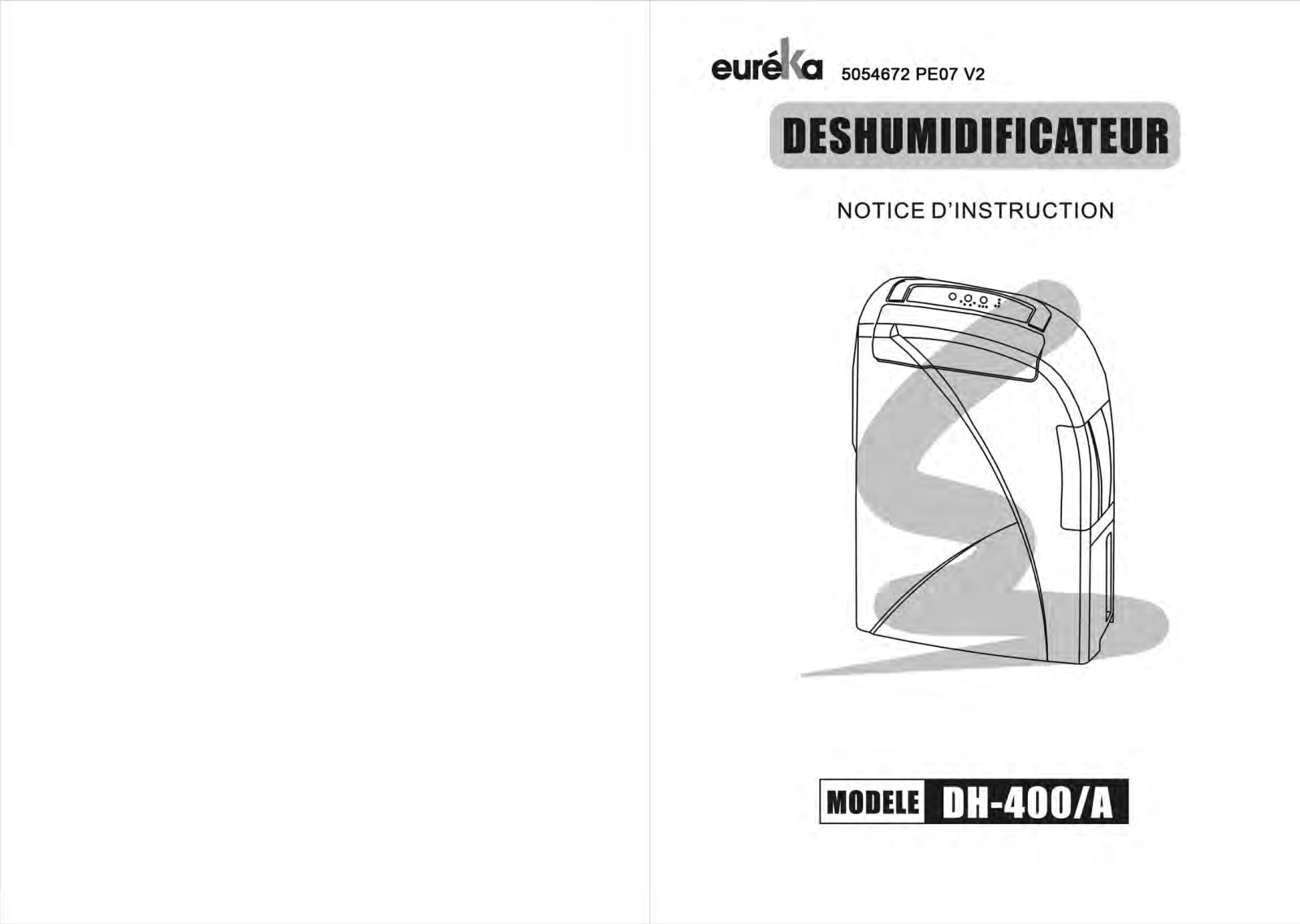 EUREKA DH-400 User Manual