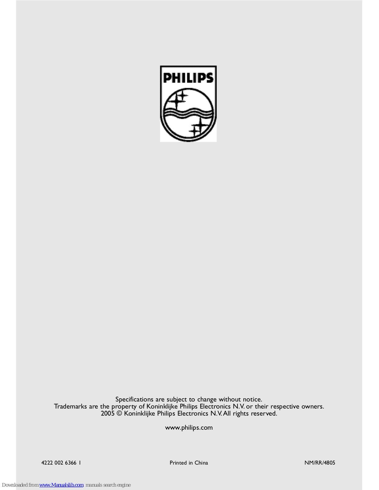 Philips SBCSC465/00, SBCSC465/00C, SCX465/84, SCX465/00, SBCSC465/84 Quick Start Manual - ManualMachine.com