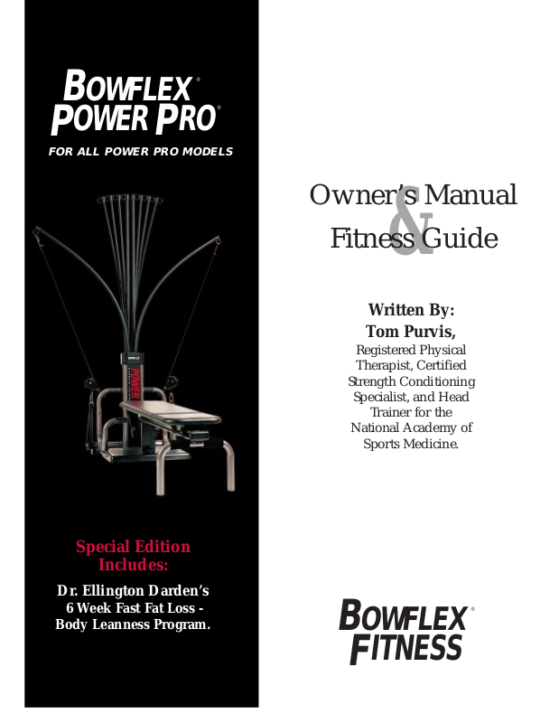 Bowflex XTL User Manual