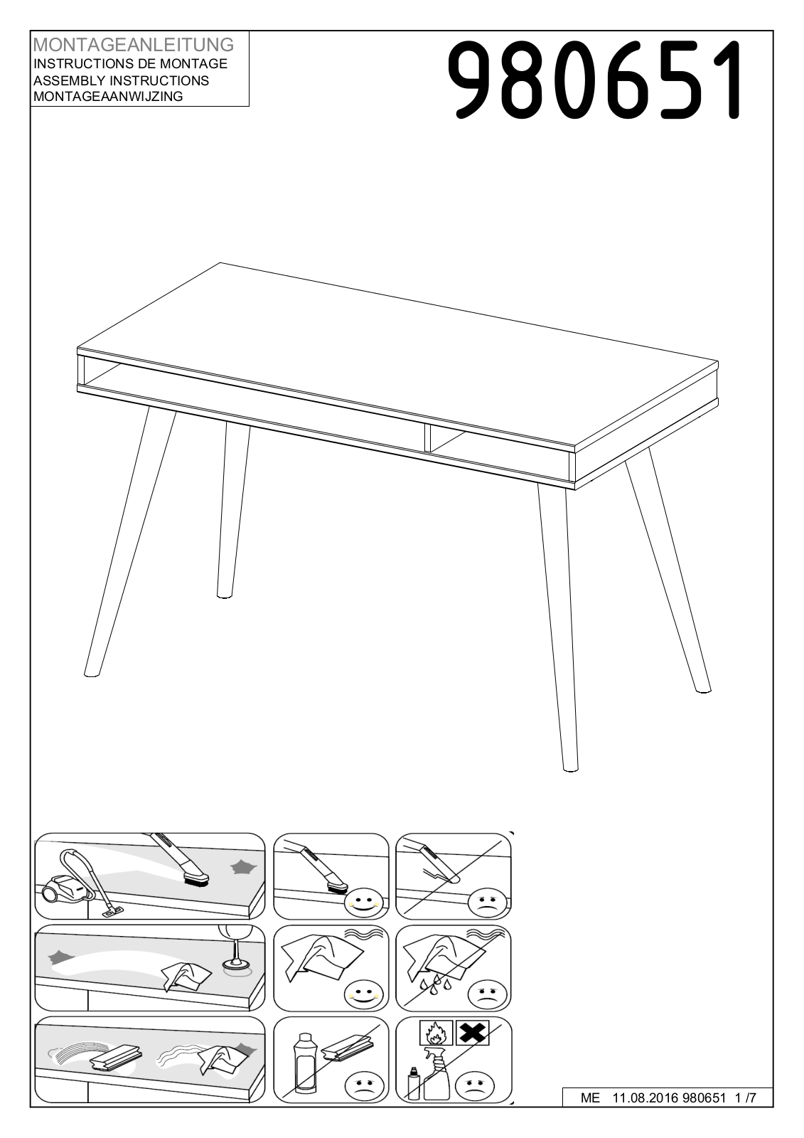 Wimex 980651 Assembly instructions