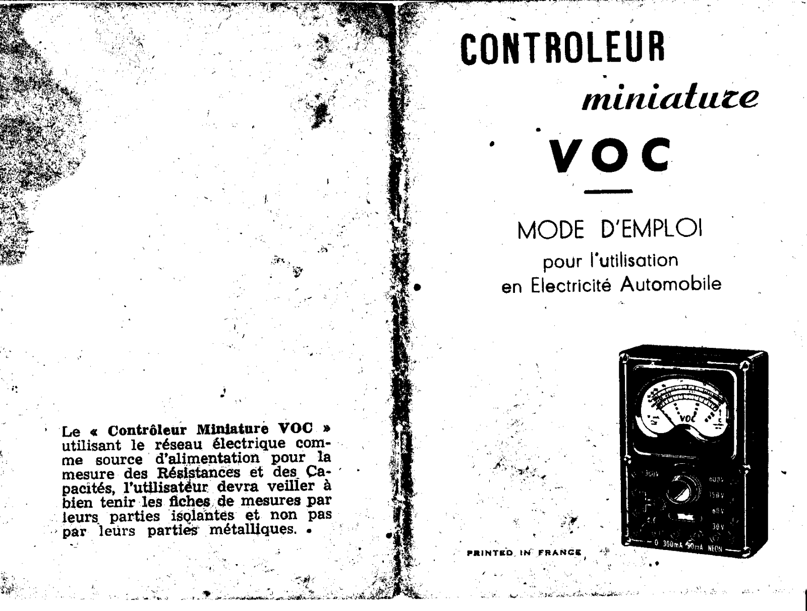 VOC Controleur Miniature User Manual