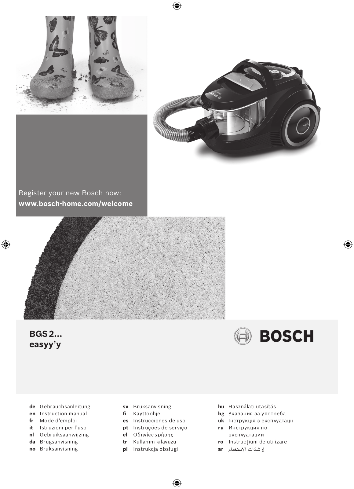 Bosch BGS 21832 User manual