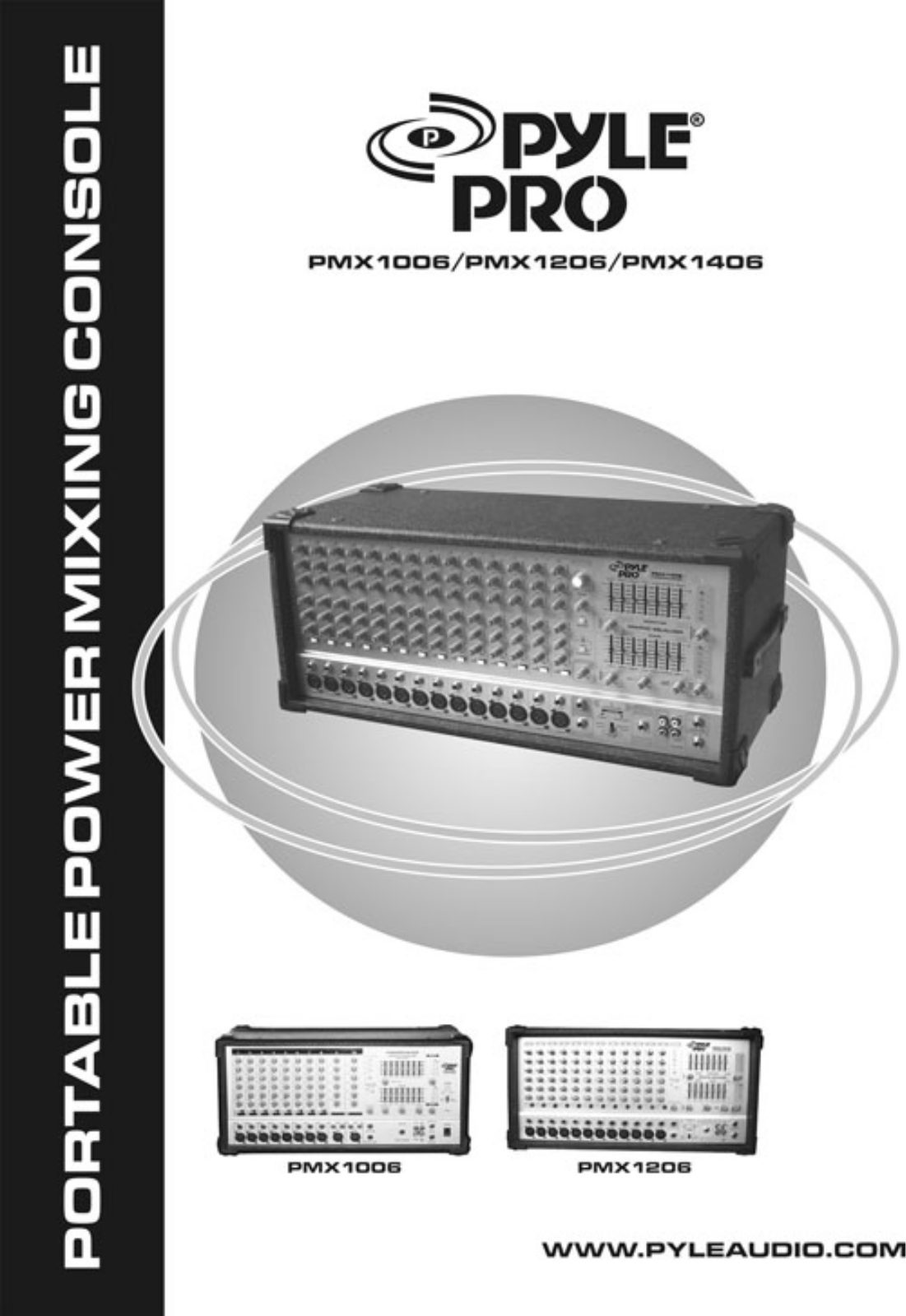 PYLE Audio PMX1406, PMX1206, PMX1006 User Manual