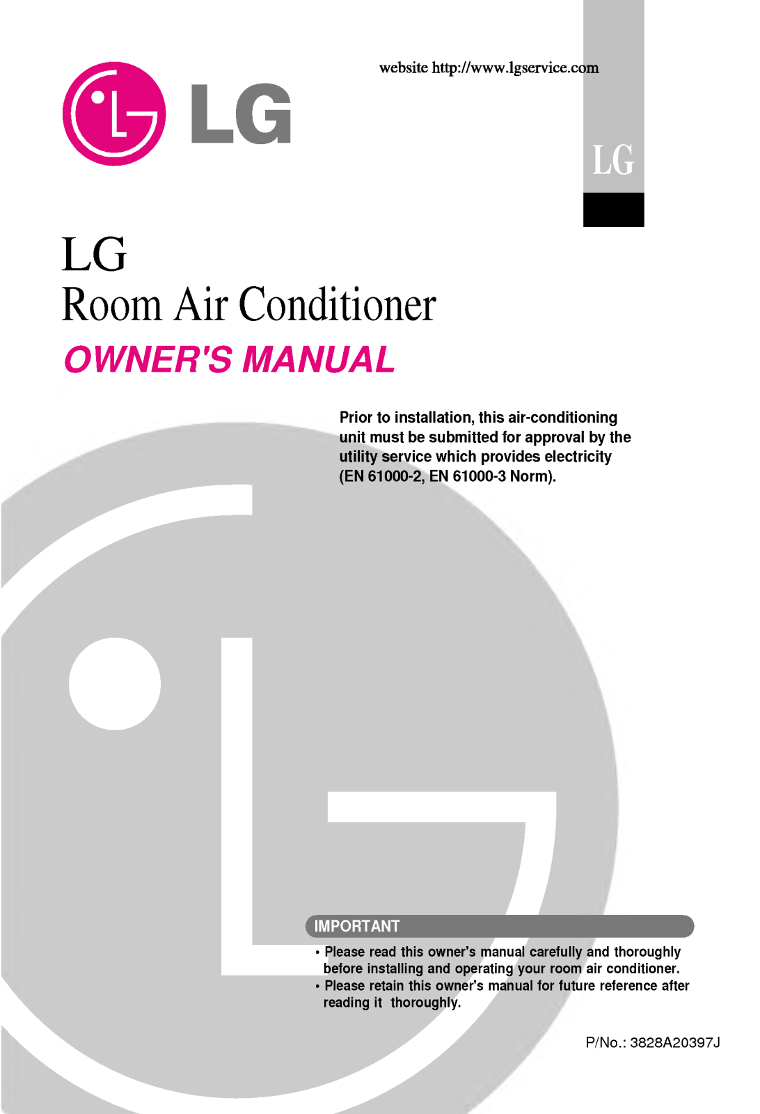 LG LS-C306MMB0, LS-H366NMM0 Manual