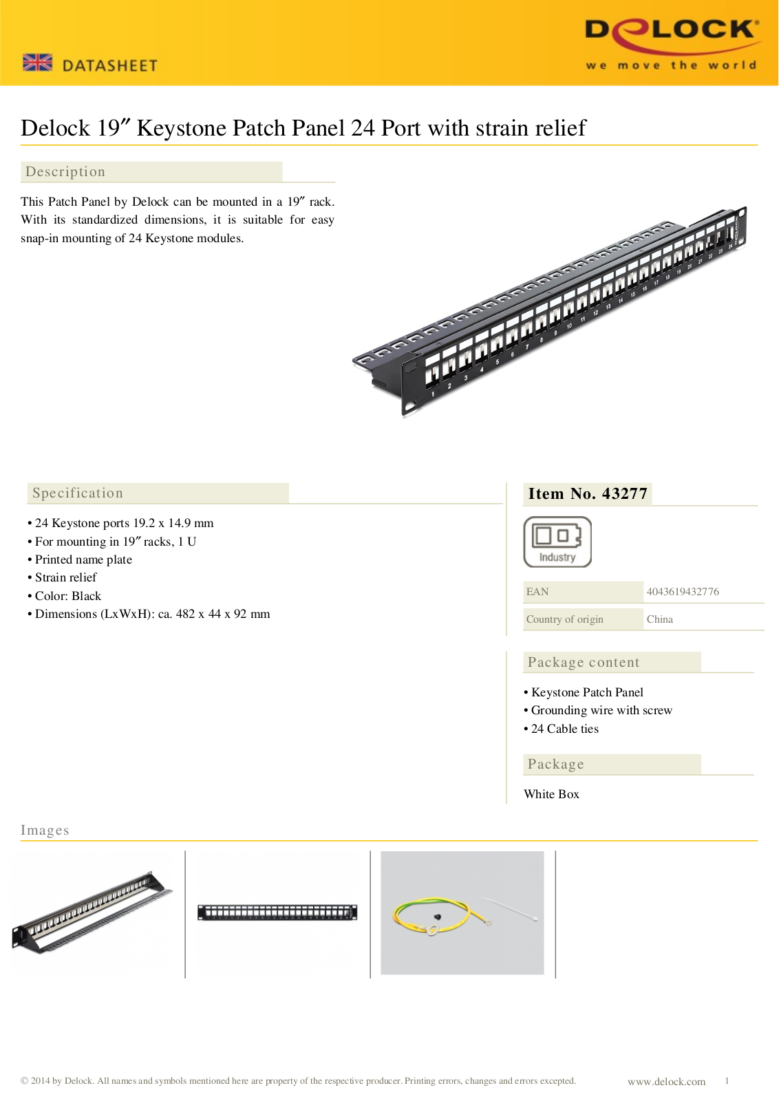DELOCK 43277 Datasheet - ManualMachine.com