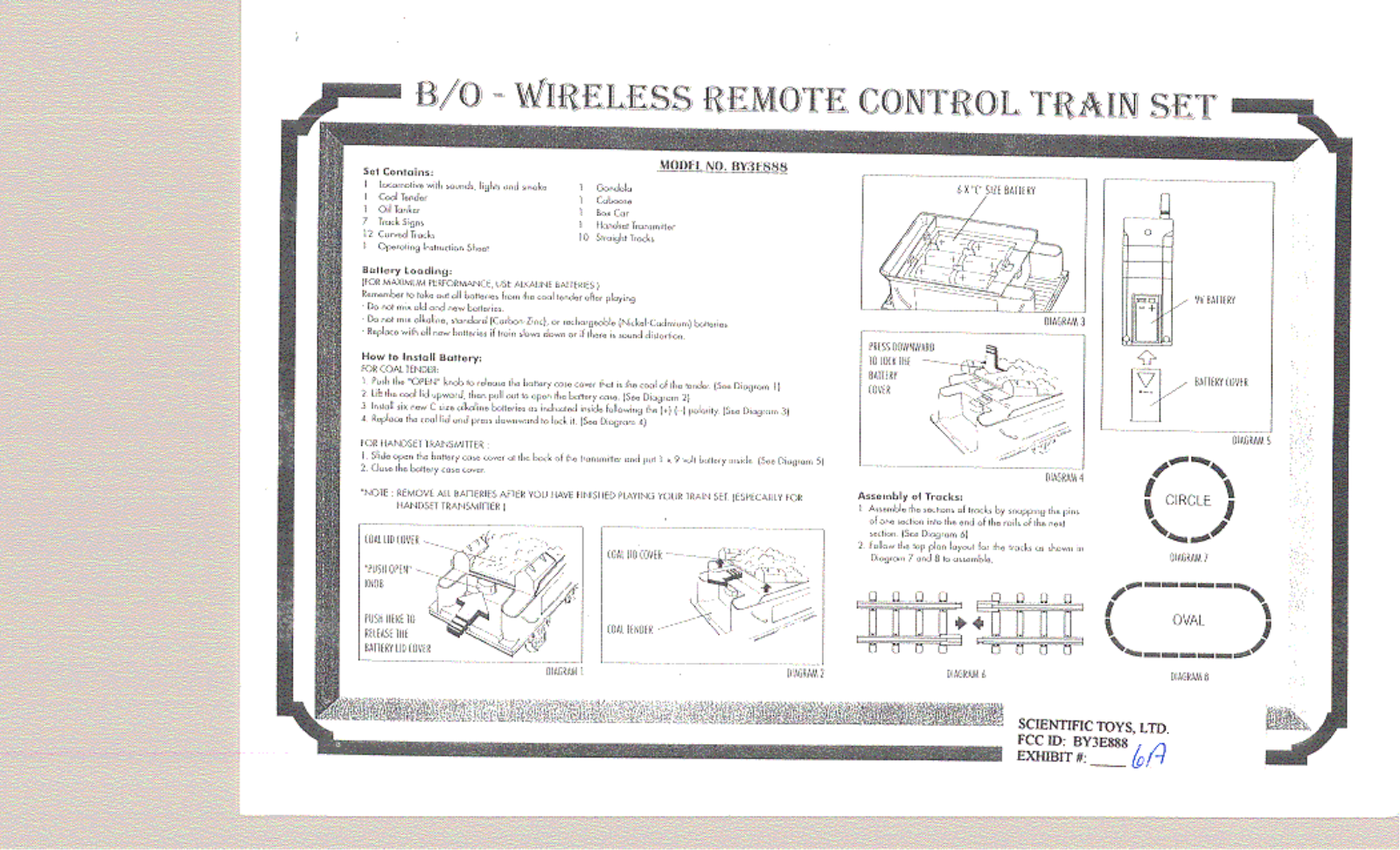 Scientific Toys E888 Users Manual